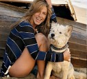 Jennifer Aniston und ihr Hund Norman