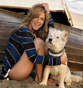 Jennifer Aniston und ihr Hund Norman